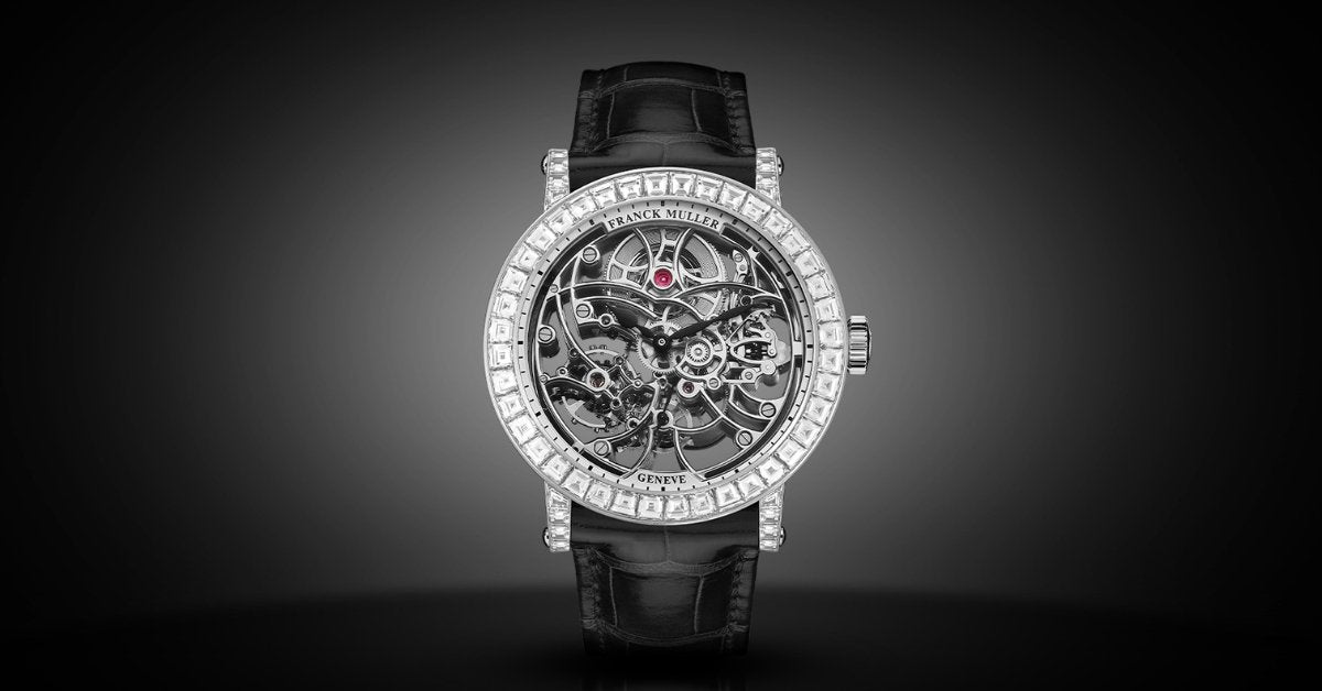 Round Lady Skeleton Baguette limited edition - WATCHESPEDIA