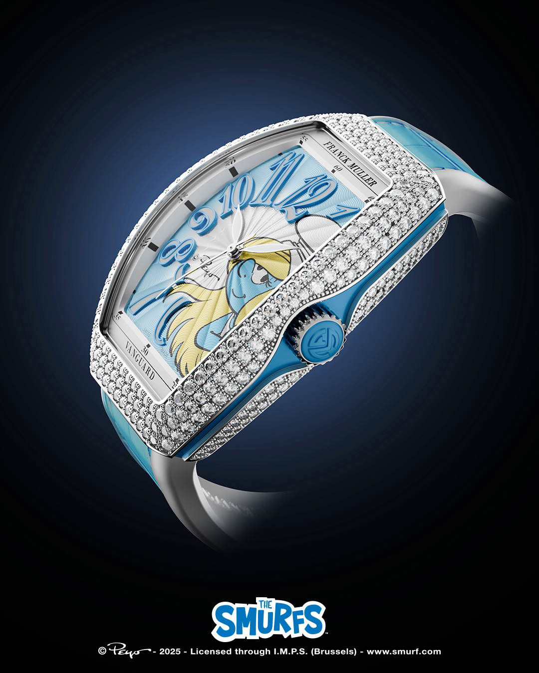 SMURFETTE BLUE DIAMOND