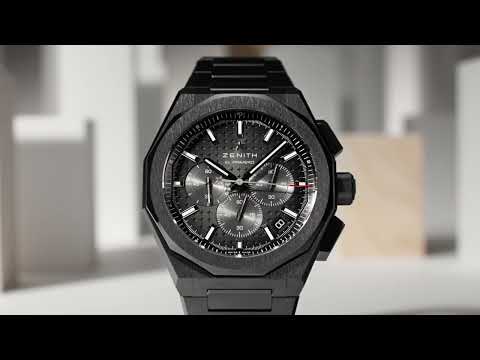 DEFY Skyline Chronograph in Black Ceramic
