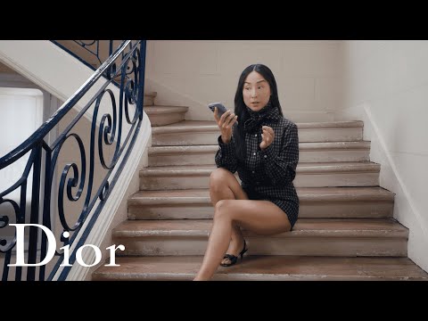 Greta Lee Tries Dior-o-lingo with Kylian Mbappe and Paul Kircher