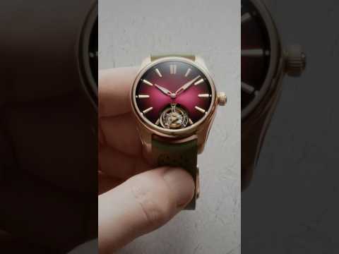 Review by Andrew Morgan // Pioneer Tourbillon Burgundy - H. Moser & Cie.
