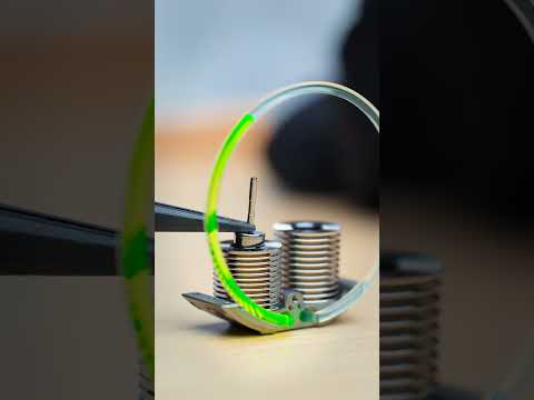 HYT S1 Titanium DLC Green - The Most Delicate Assembly in Watchmaking.