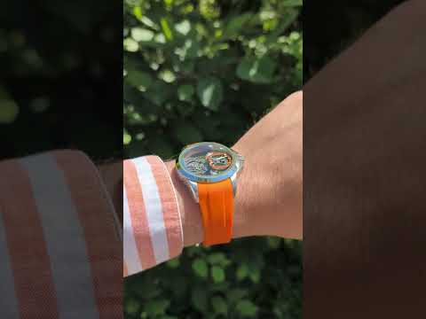 Purity Stairway To Heaven HM Orange #watch #swissmade #skeleton #geneva