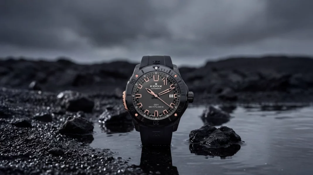 Edox CO-1 Bezel Lock Automatic – The Water Champion Refined