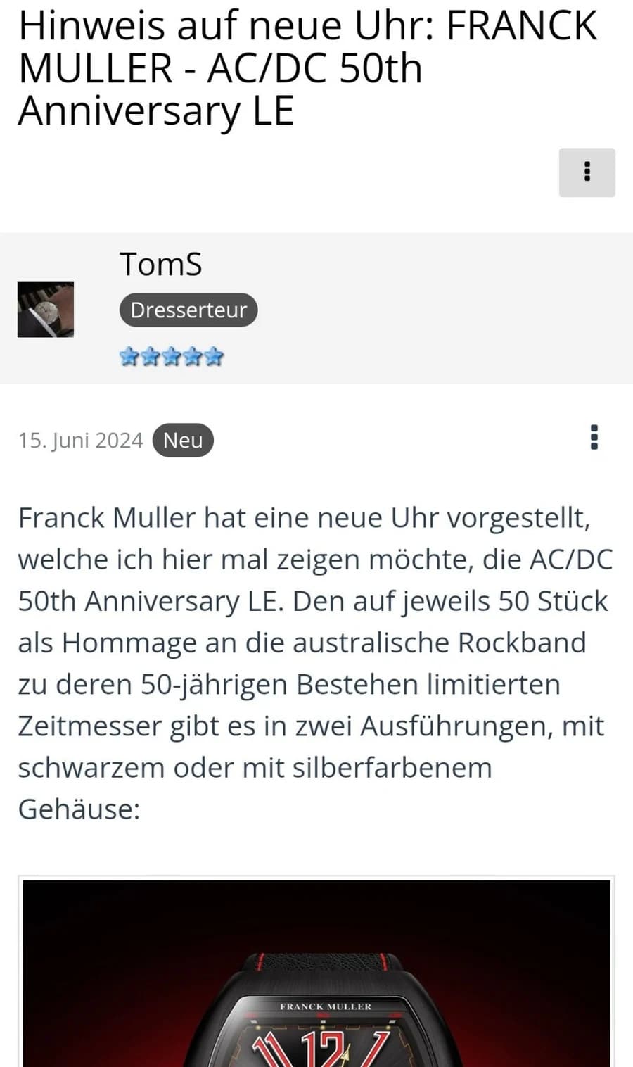 forum.WATCHLOUNGE.com
