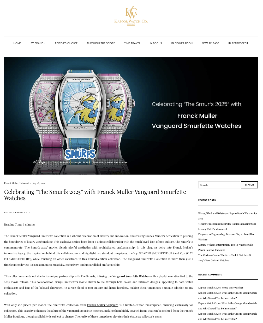 KAPOORWATCH.com
