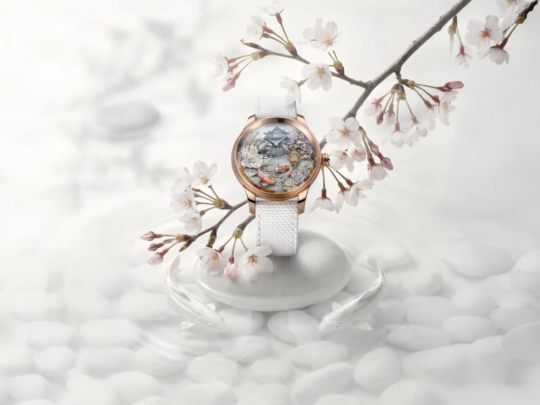 Jaquet Droz / Petite Heure Minute Red Gold – Japanese Garden