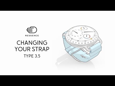 How to change the strap on a Ressence Type 3.5