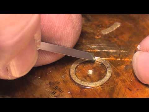 Part 1 of 1 - Hand Engraving of a Watch Dial