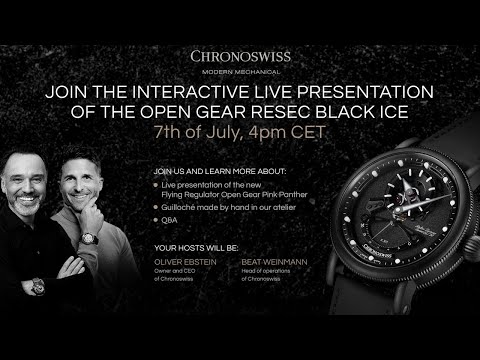 INTERACTIVE LIVE PRESENTATION OF THE OPEN GEAR RESEC BLACK ICE