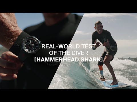 Mike Coots tests the Diver Hammerhead Shark in Swiss Waters