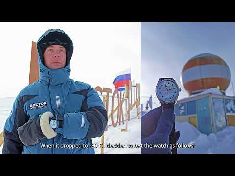 The test of the Raketa "Polar" watch in Antarctica / Испытание часов Ракета "Полярные" в Антарктиде