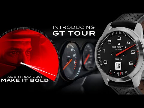Introducing RESERVOIR GT Tour : the car racing passion on your wrist !
