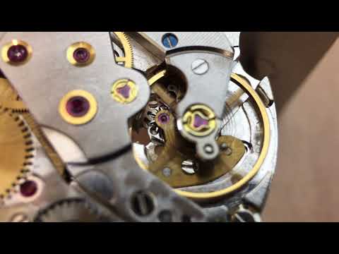 Daniels co-axial escapement fitted into a Rolex wristwatch by the maker