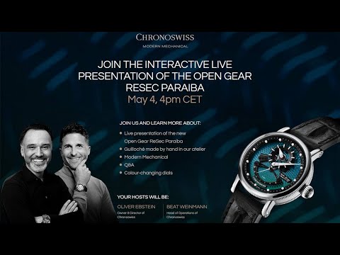 INTERACTIVE LIVE PRESENTATION OF THE OPEN GEAR RESEC PARAIBA