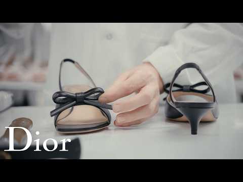 The savoir-faire of the Dior Bow sandals