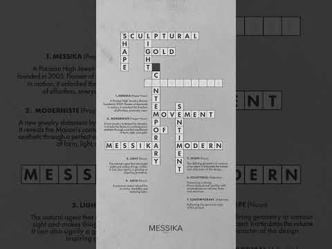 The Moderniste blueprint encoded in the grid #messika #diamond #jewellery #games