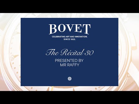 The Récital 30 – A Dialogue Between Time, Heritage and Innovation