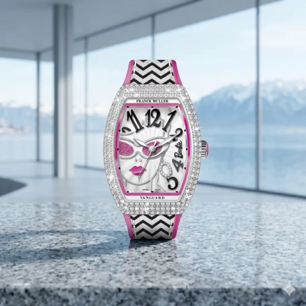 Franck Muller Vanguard Barbie Vintage Diamond limited edition watch — view 2