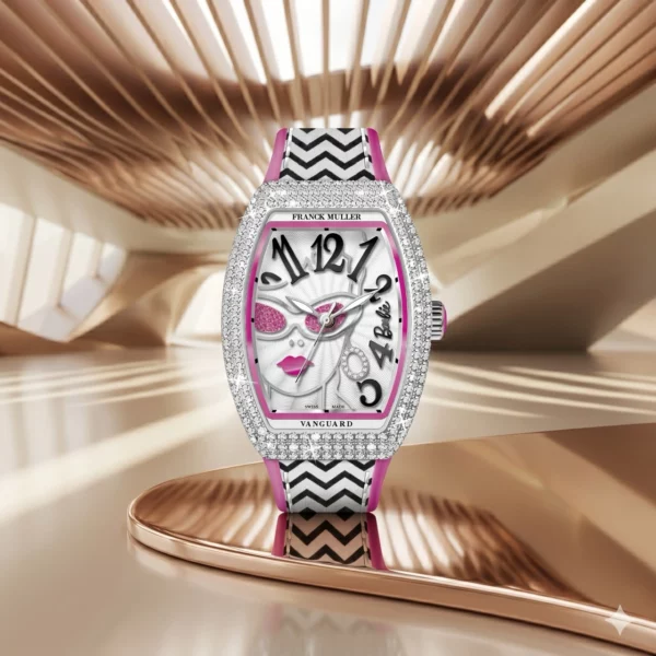 Franck Muller Vanguard Barbie Vintage Diamond limited edition watch — view 3