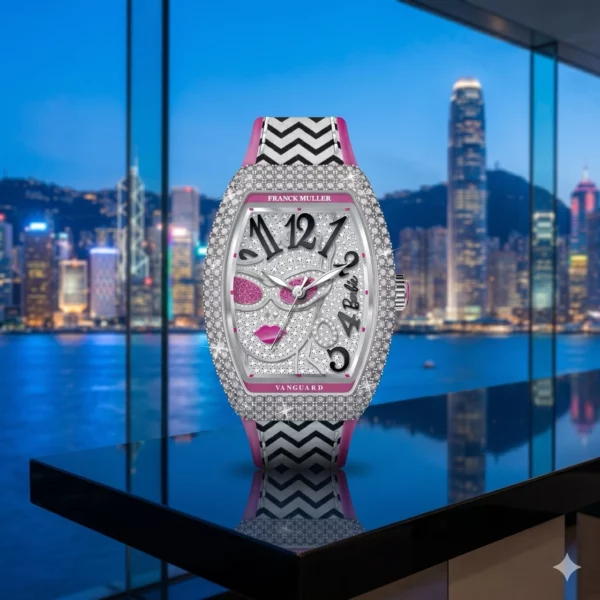 Franck Muller Vanguard Barbie Vintage Diamond-Diamond limited edition watch — view 2