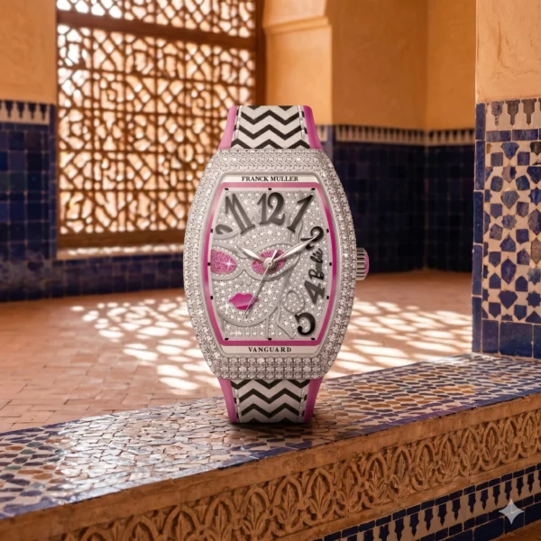 Franck Muller Vanguard Barbie Vintage Diamond-Diamond limited edition watch