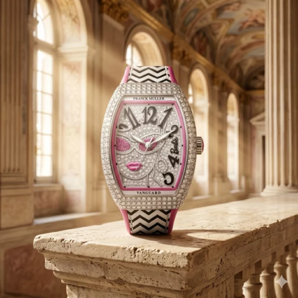 Franck Muller Vanguard Barbie Vintage Diamond-Diamond limited edition watch — view 3
