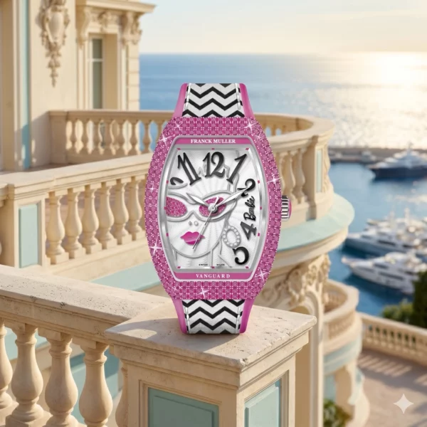 Franck Muller Vanguard Barbie Vintage Sapphire limited edition watch — view 2