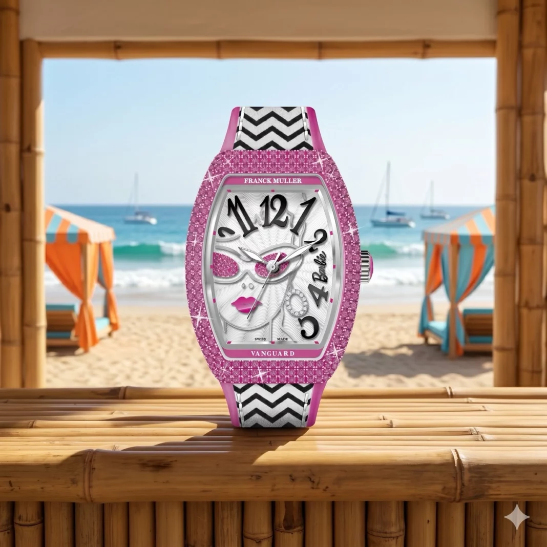 VINTAGE SAPPHIRE 002 Large Franck Muller Barbie Vintage Sapphire limited edition watch