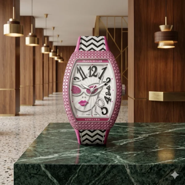 Franck Muller Vanguard Barbie Vintage Sapphire limited edition watch — view 3