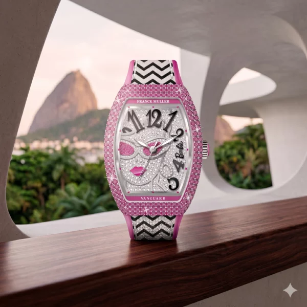 Franck Muller Vanguard Barbie Vintage Sapphire-Diamond limited edition watch — view 2
