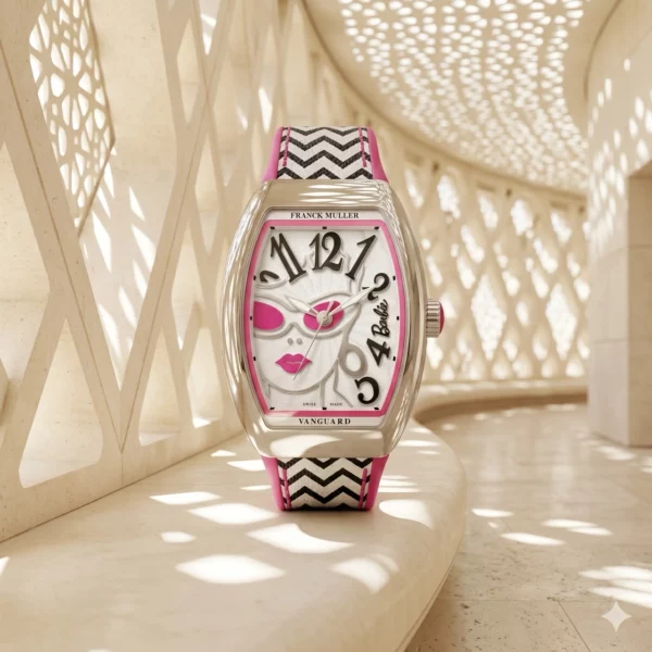 Franck Muller Vanguard Barbie Vintage Steel limited edition watch