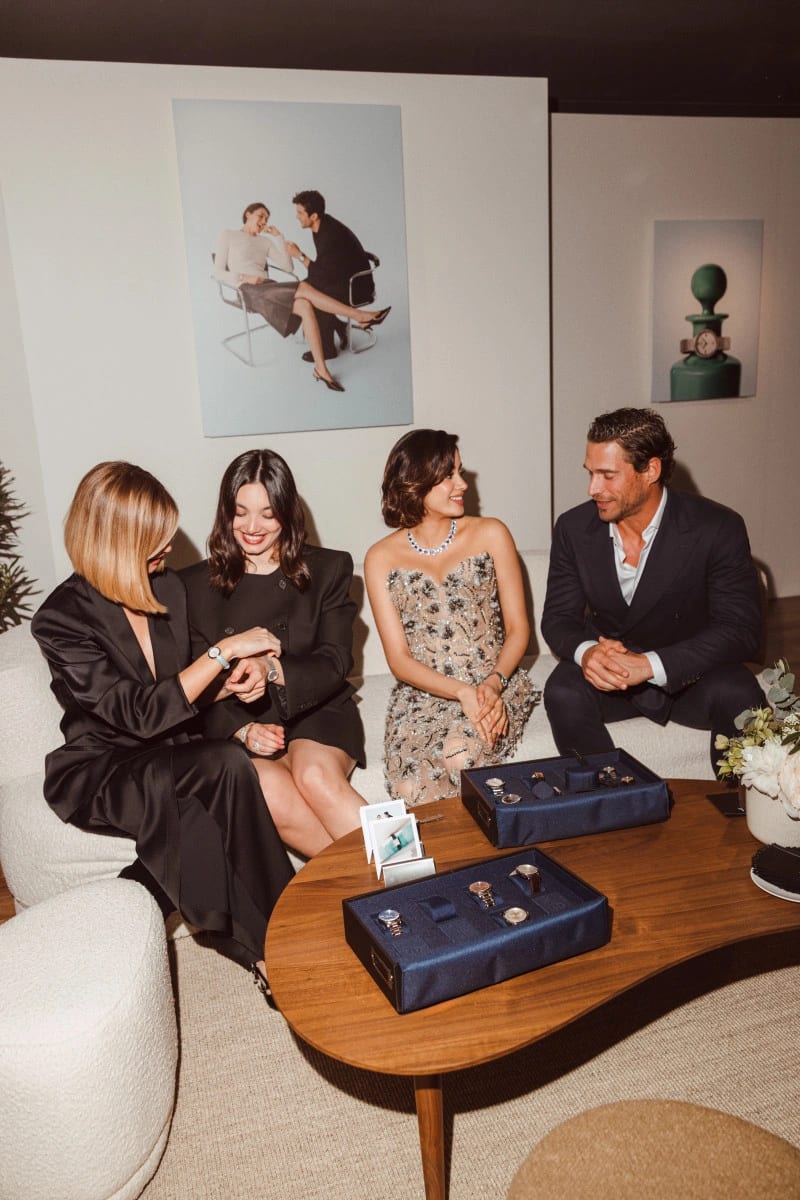 Guests gathered with Baume & Mercier at La Réserve Genève during Watches & Wonders