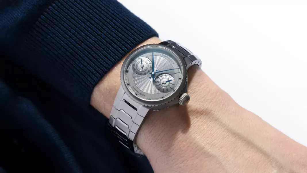 CHRONOSWISS - Pulse Gmt Silver Guilloche
