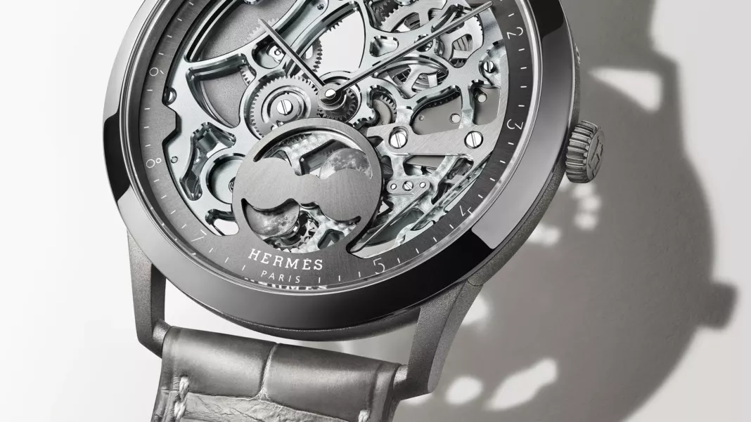 HERMES - Slim d Hermes Squelette Lune