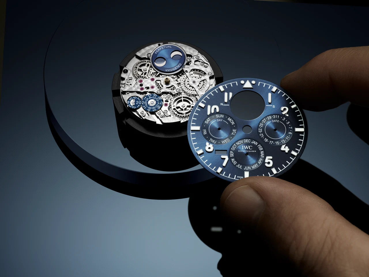 IWC Schaffhausen Big Pilot's Watch Perpetual Calendar ProSet Le Petit Prince in white zirconium oxide ceramic with deep blue dial