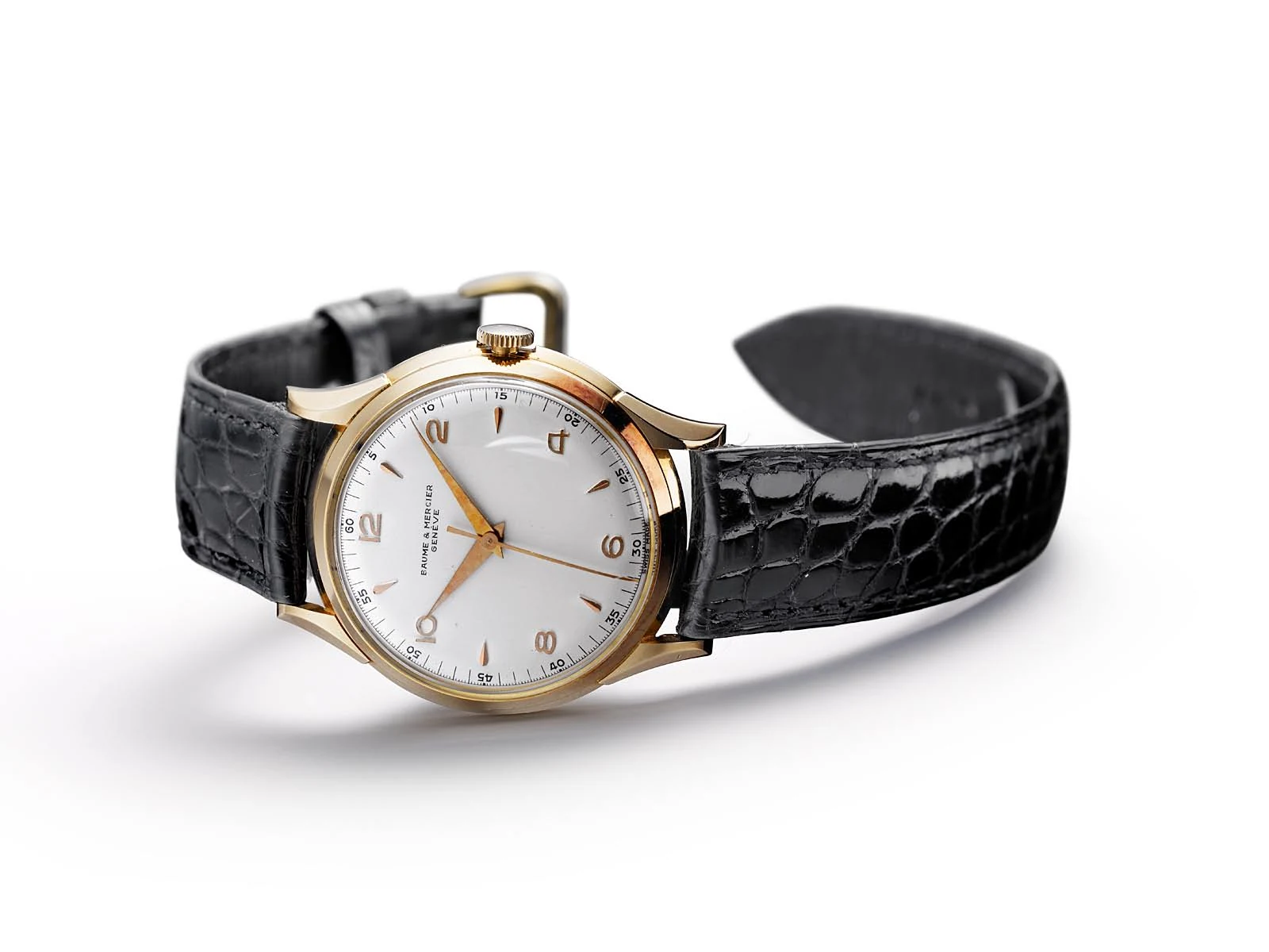 Baume & Mercier Clifton Baumatic M0A10778 salmon dial limited edition stainless steel watch