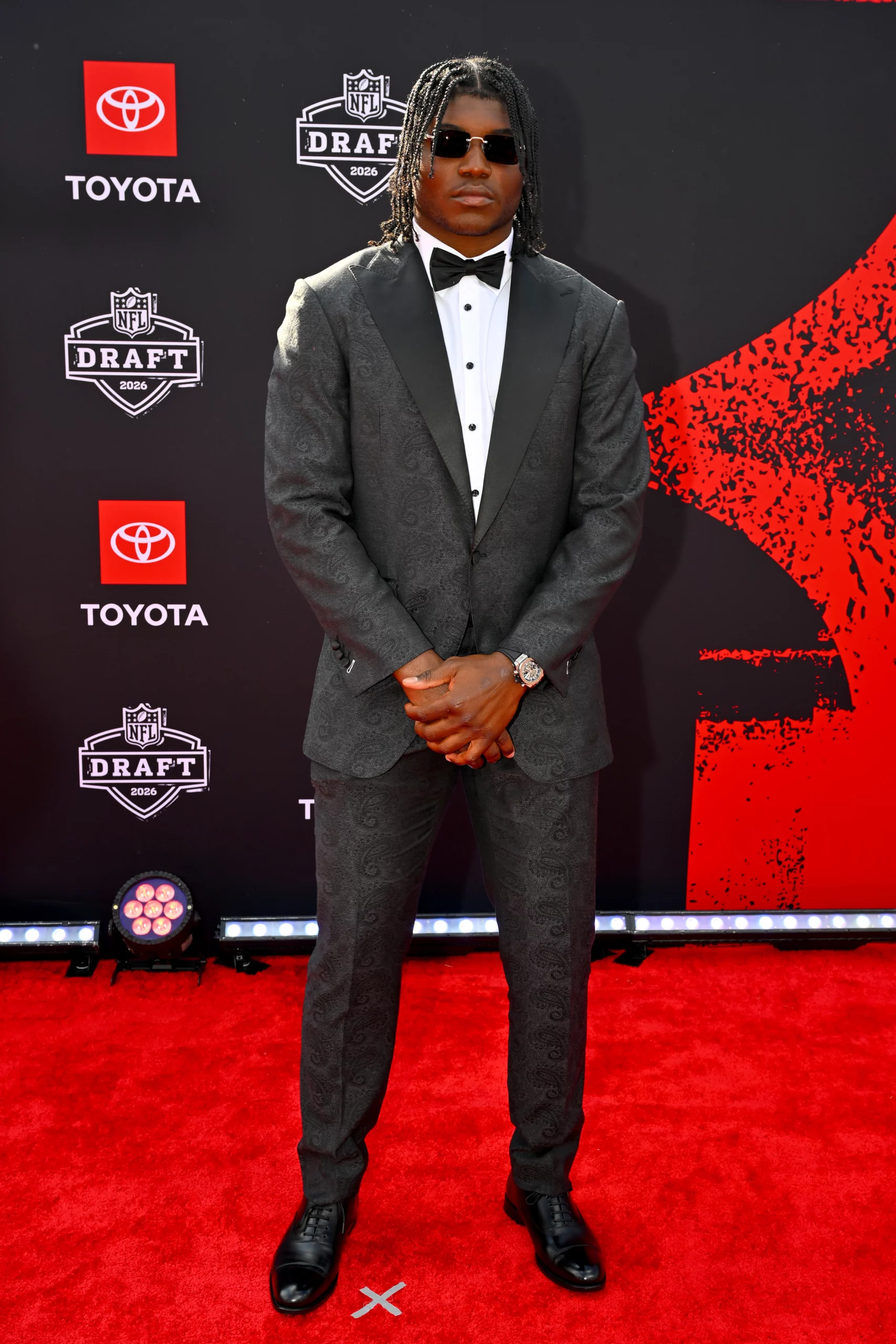 David Bailey wearing the Hublot Big Bang Unico Titanium 42mm at the 2026 NFL Draft in Pittsburgh