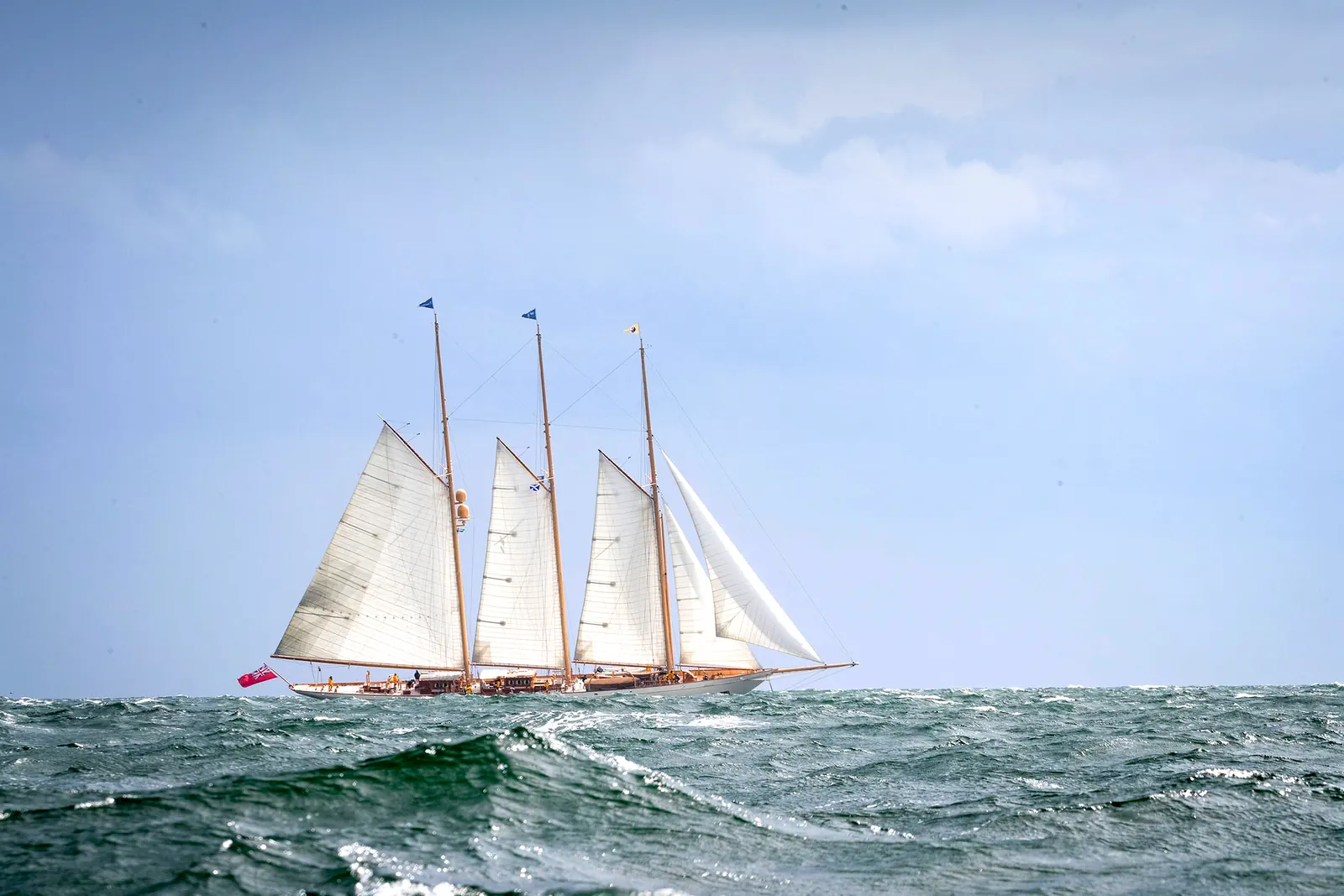 Classic yachts racing on the Clyde during the Richard Mille Cup 2026
