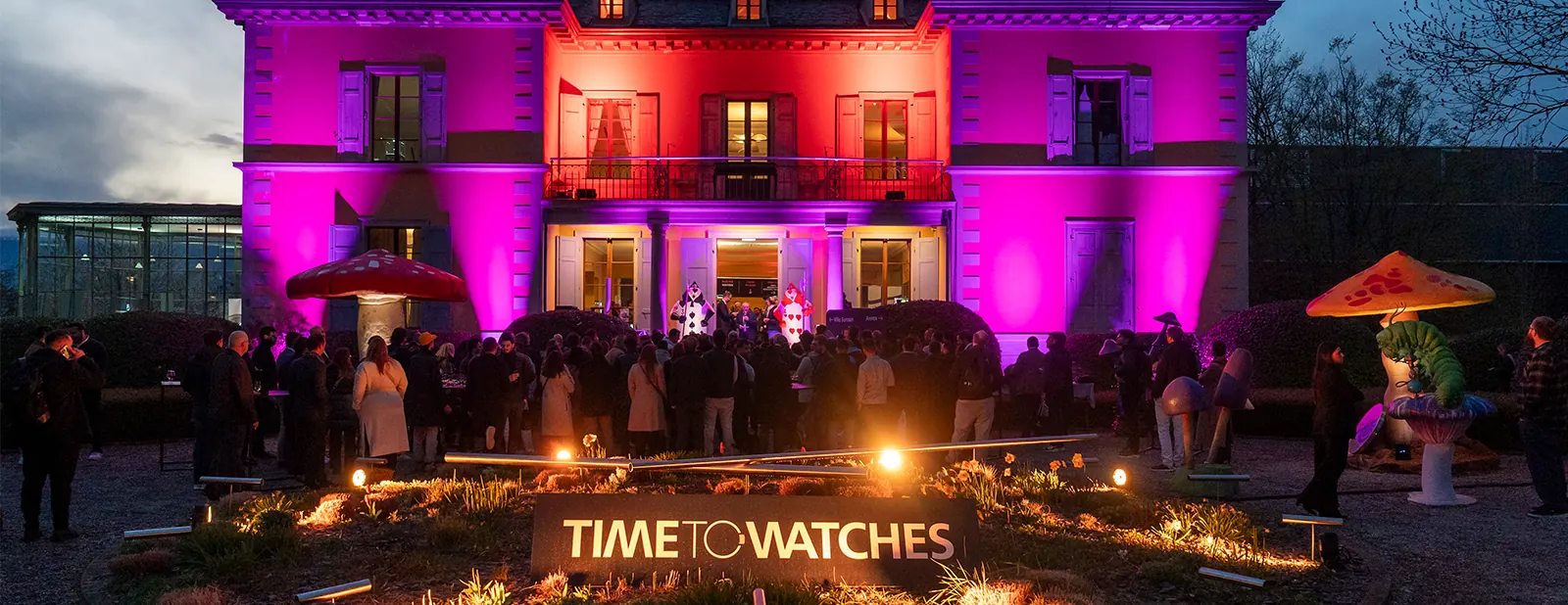 Time to Watches 2026 Geneva — the Garden hub with lounge areas, food trucks and collector gatherings