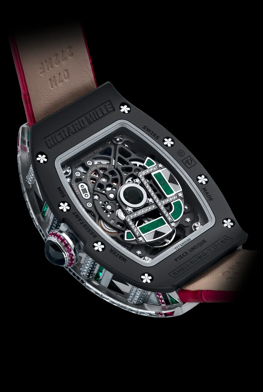 Richard Mille RM 71-01 Talisman Automatic Tourbillon adorned with coloured gemstones