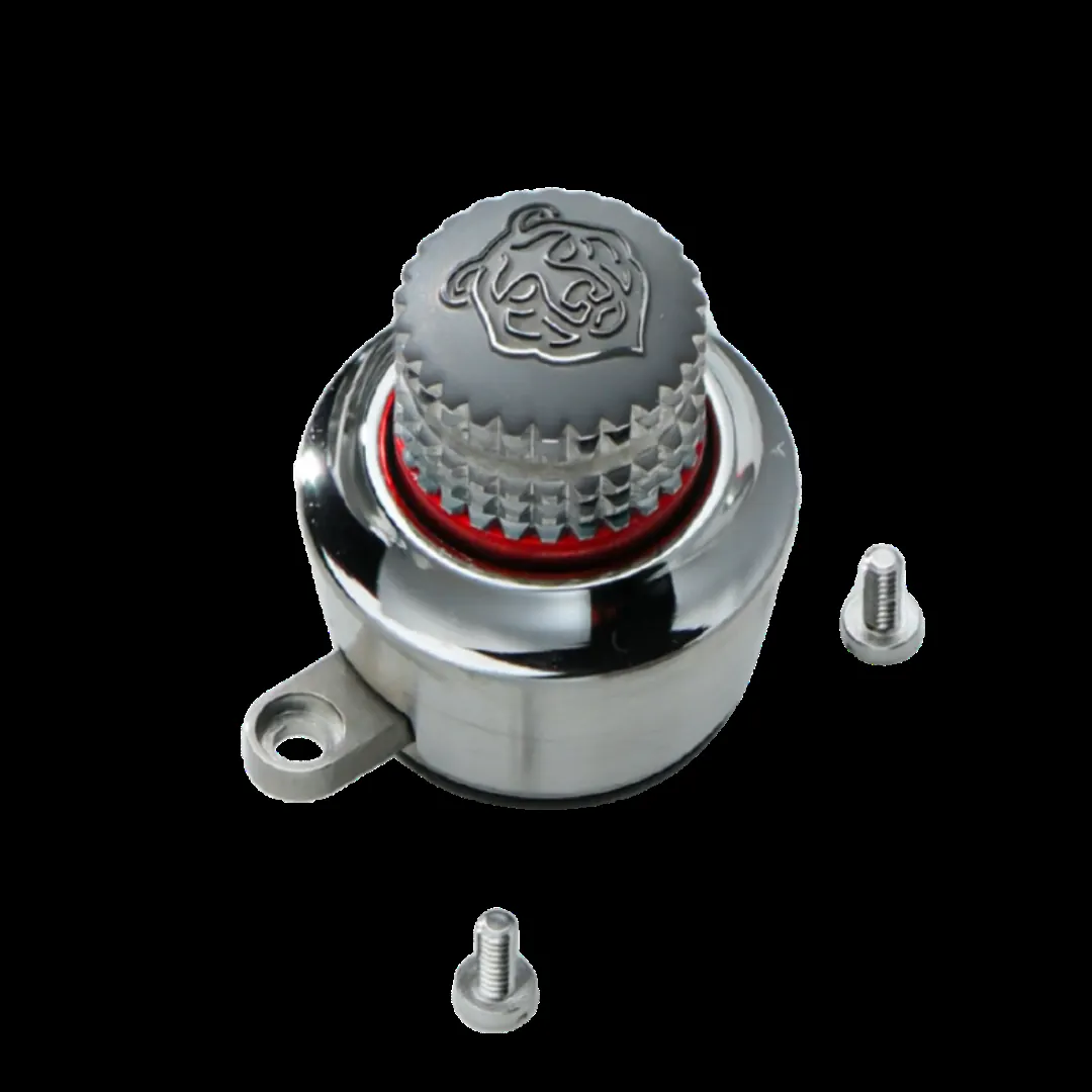 DC1 Platinum 30-degree inclined flying tourbillon cage in black anodized titanium
