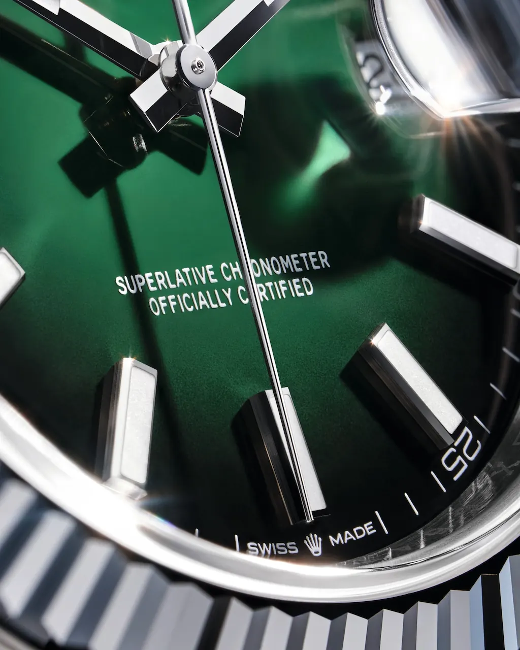Rolex Datejust 41 Calibre 3235 movement detail