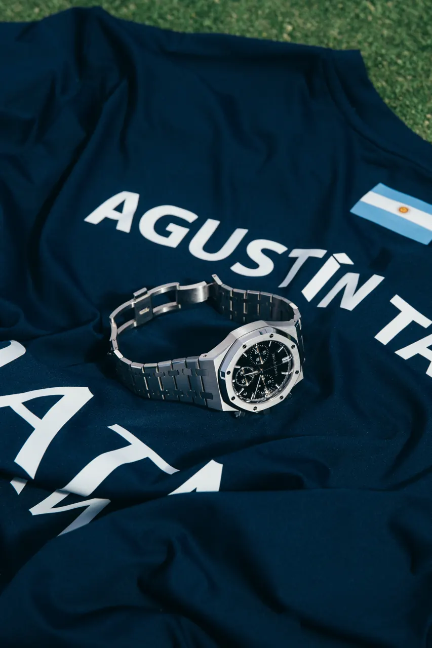 Agustín Tapia world No.1 padel player partnering with Audemars Piguet