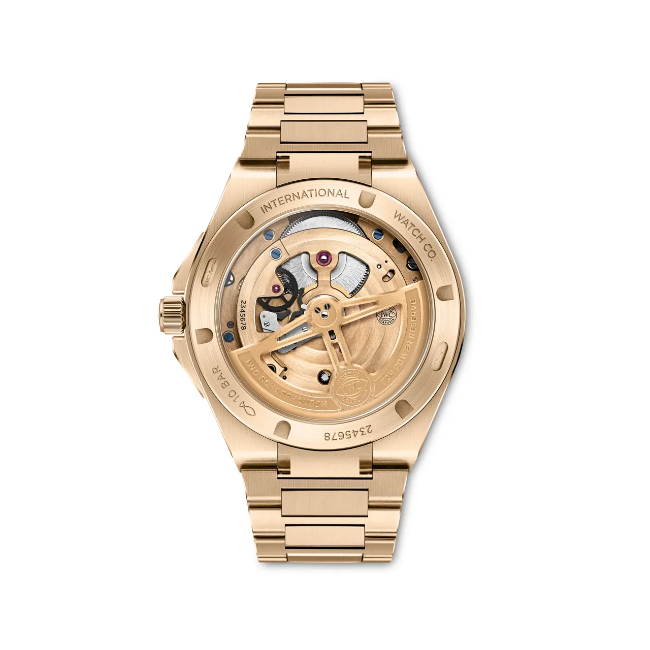 Flying minute tourbillon at 6 o'clock on IWC Ingenieur Tourbillon 41