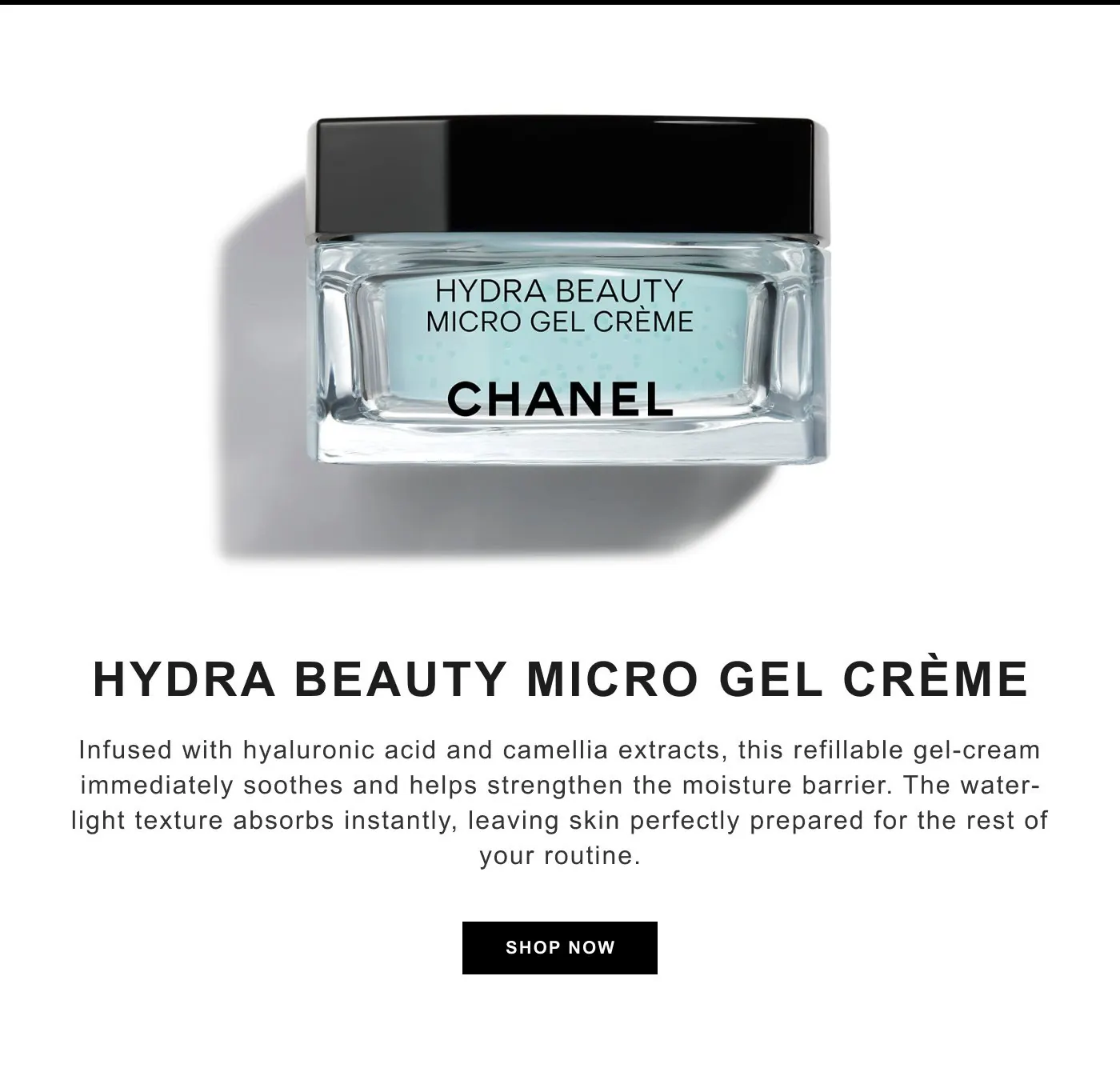 CHANEL LES BEIGES Healthy Glow Natural Eyeshadow Palette with luminous nature-inspired shades
