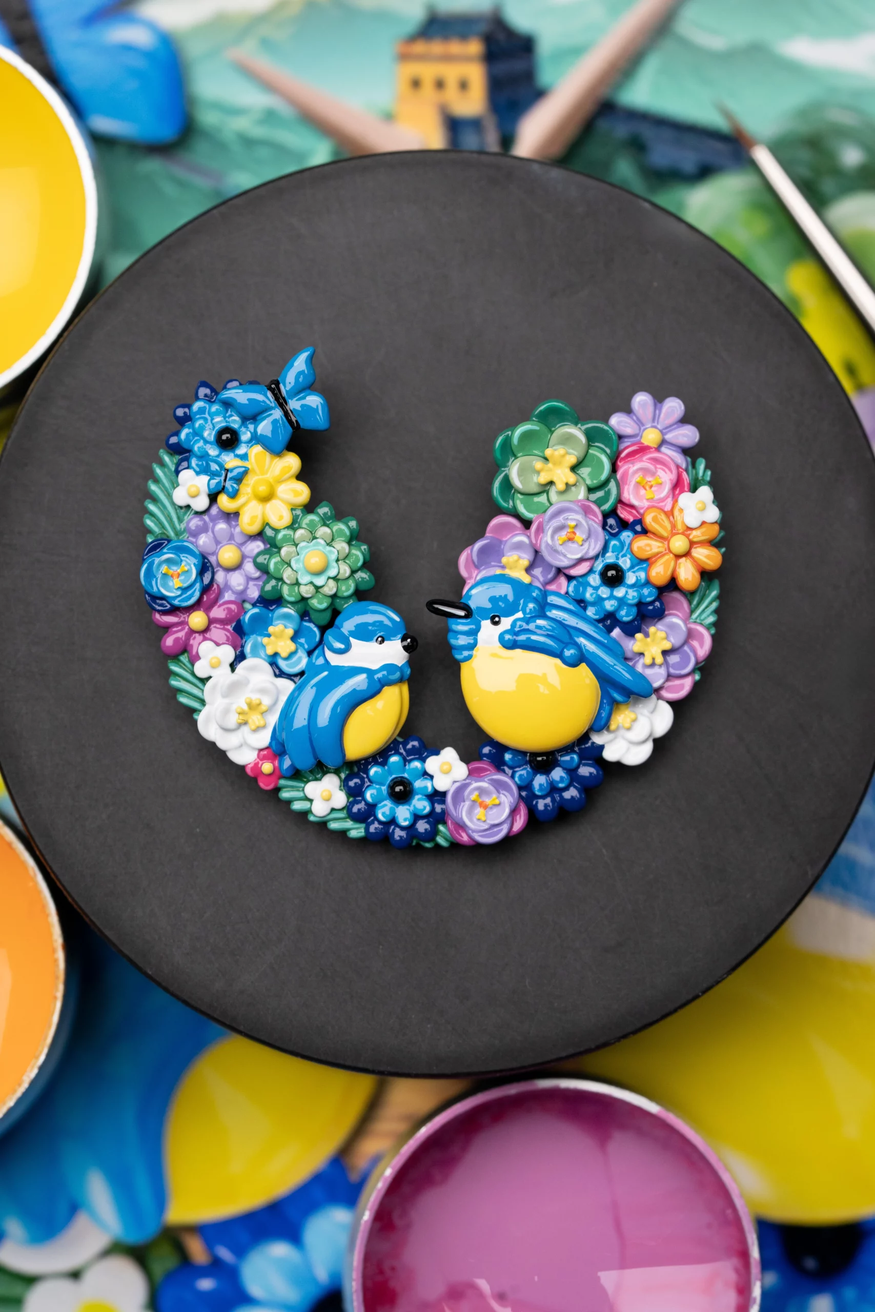 Jaquet Droz Joyful Birds Great Wall caseback revealing mother-of-pearl oscillating weight applique