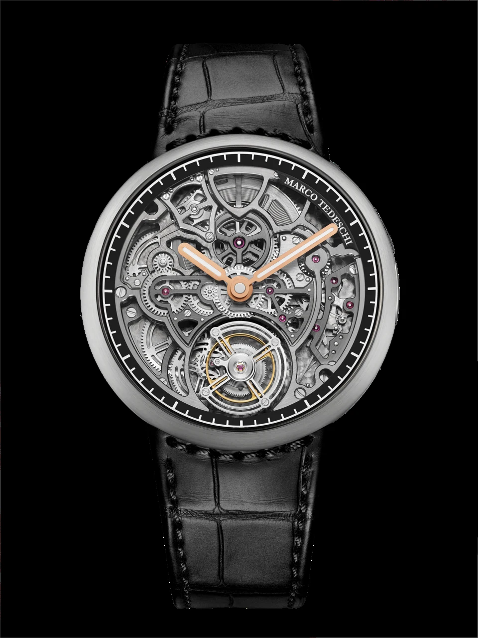 KROSS STUDIO MT1 Tourbillon 7 Jours in Grade 5 ELI titanium on wrist