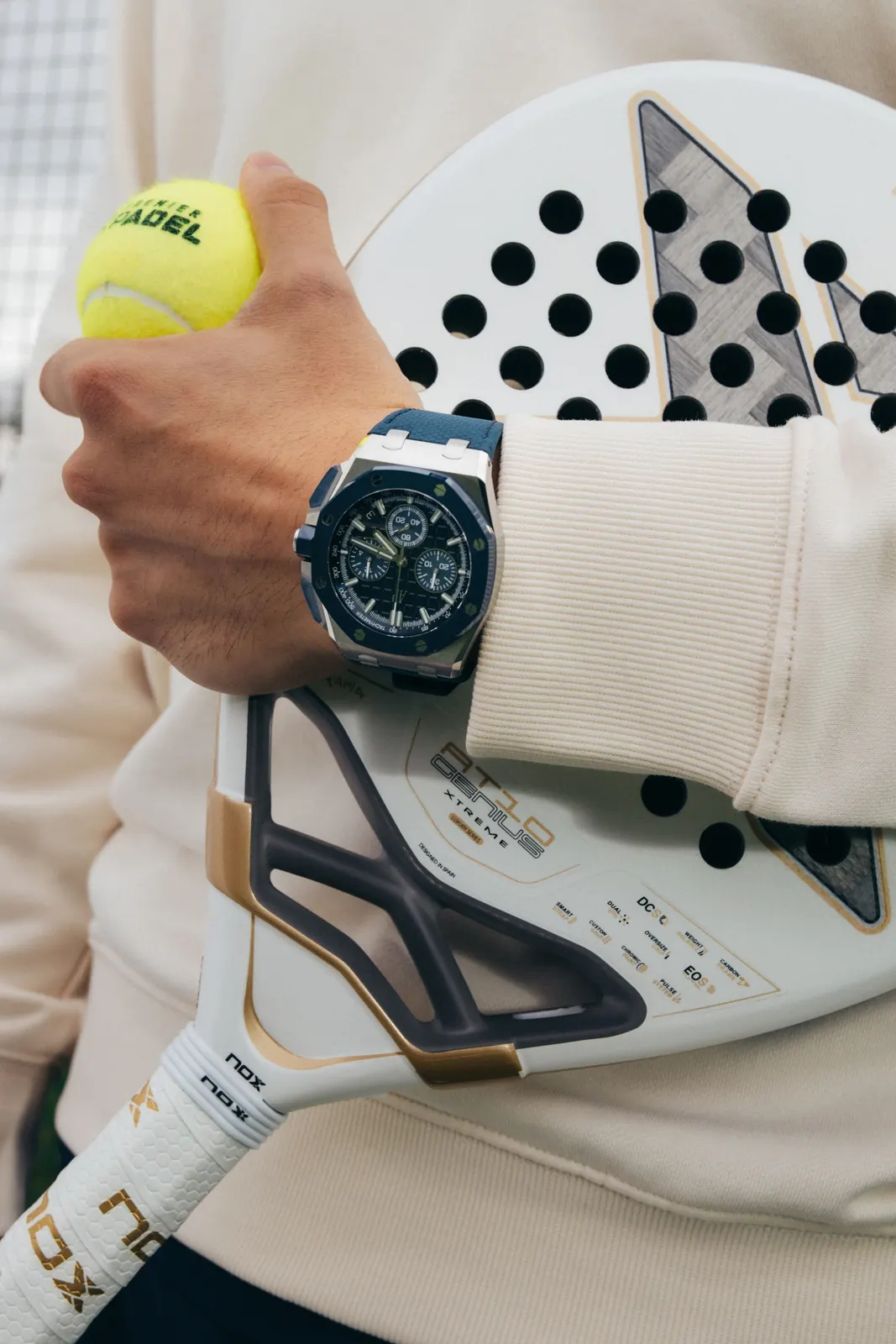 Audemars Piguet Official Timekeeper branding at Qatar Airways Premier Padel Tour