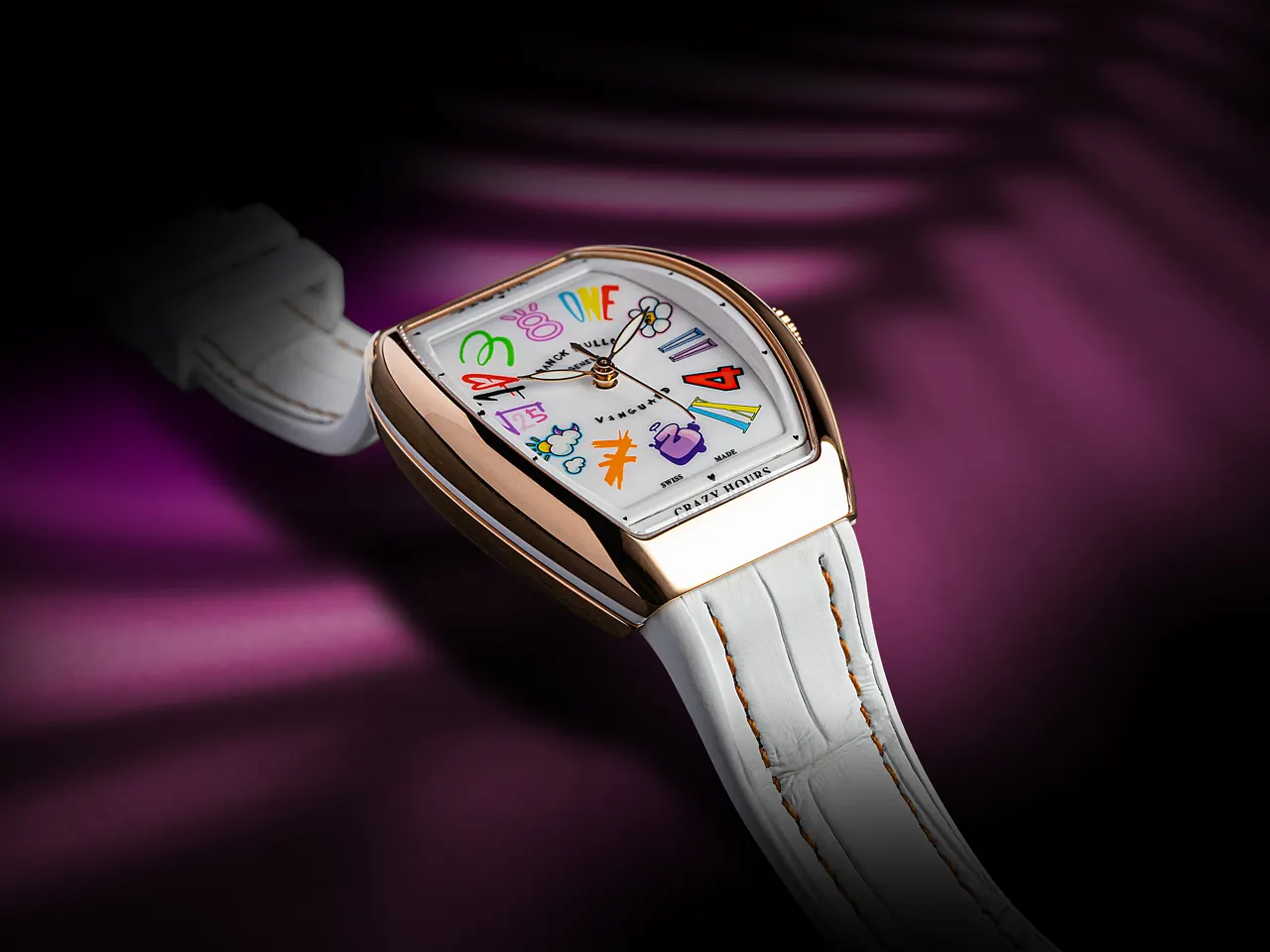 Franck Muller Crazy Hours x Jisbar full wrist view feminine edition 2026